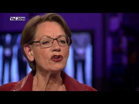 SVT Agenda: Gudrun Schyman (Fi) vs Annie Lööf (C)