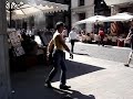 A crazy italian guy dancing flamenco in Milan