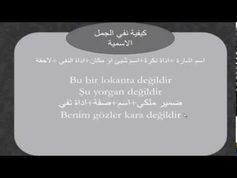 التركية - درس هام جدا ومفيد لمن يريد تعلم اللغة التركية باسلوب جدا سهل ومبسط الدروس جميعها لصفحتي على الفيس: learn.turkish4syria Facebook:sara.sayit Twitter:sarasayit ...