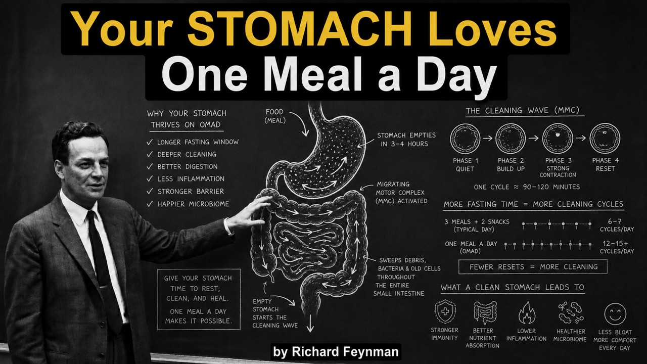 Why Eating Once a Day Helps YOUR Gut but Costs YOUR Muscle