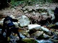 crossing the river