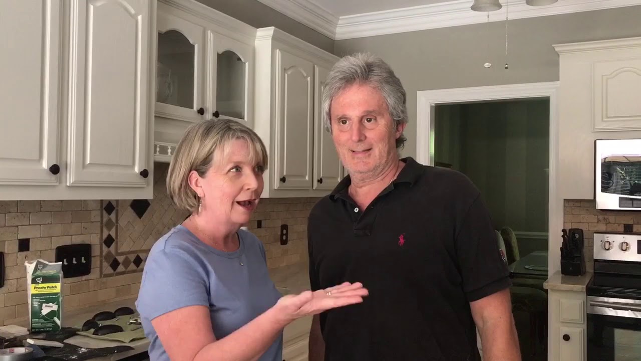Deb and Pete love their cabinets!