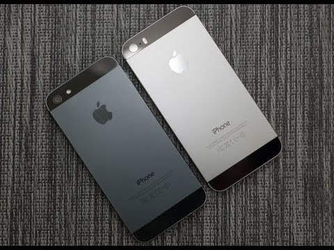iPhone 5s (Space Gray) vs. iPhone 5 (Black/Slate) - Color Comparison