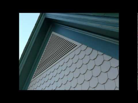 how to install octagon gable vent