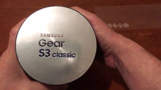 Samsung Gear S3 Classic unboxing!