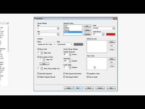 how to create gauge chart in qlikview
