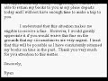 IELTS exam letter writing (part 3 of 3)