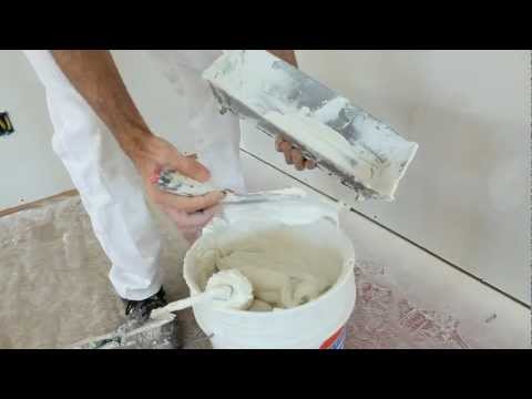 how to properly mud and sand drywall