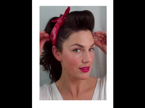 how to easy vintage hairstyles