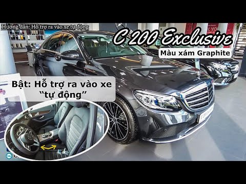 Hướng dẫn: bật HỖ TRỢ RA VÀO tự động trên xe Mercedes C200 Exclusive và màu Xám cực đẹp