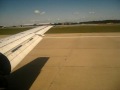 Saab 340 landing in Chippewa County International Airport