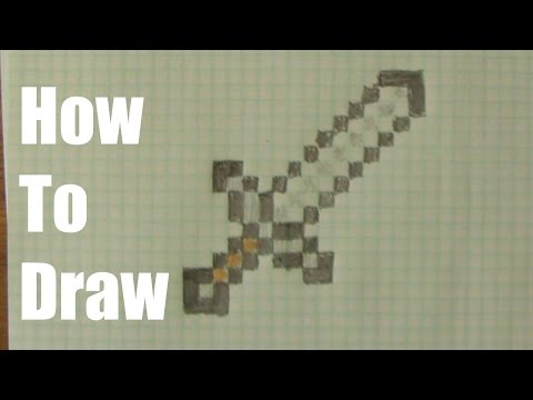 video-linktoworks-How To Draw a Minecraft Sword - YouTube