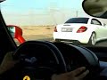Mercedes SLK with SLR engine races Ferrari Enzo
