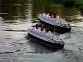 2 R/C cunard Queen Marys!