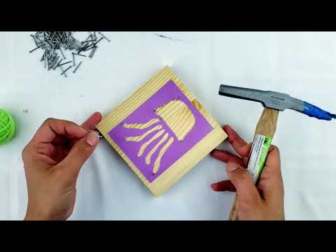 video-linktoworks-DIY Easy String Art Wall décor | Baby shower gift idea...