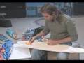 Drew Brophy Customizes a Skateboard at Sector 9