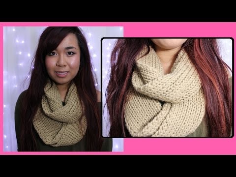 how to easy knit scarf