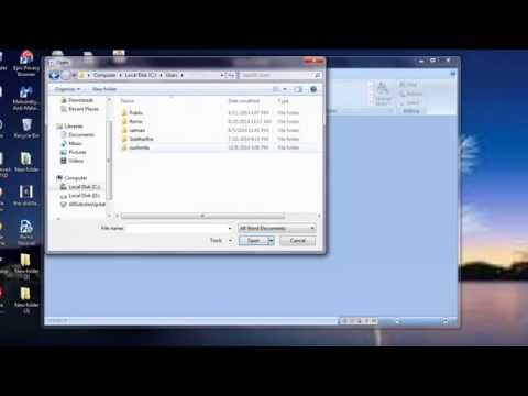 how to recover typed text in word