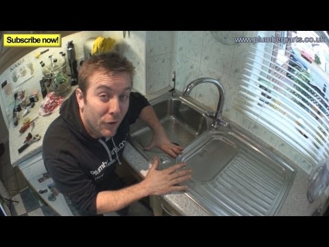 how to set a kitchen sink