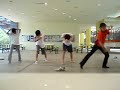 the sounds in sync on this version...dance practice to gyrate by da musicians...check out the actual night of competition...http://youtube.com/watch?v=x5CoAuutZUI&feature=related