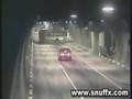 Bus careens from side to side in Moscow's Lefortovo tunnel