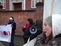 Indigenous Peoples at Copenhagen 7 US Embassy: Procession,