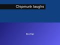 Chipmunk Laughs