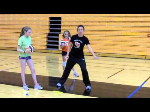 how to practice overhand volleyball serve at home