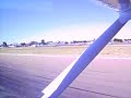 Landing Airplane at Maun International Airport, Botswana