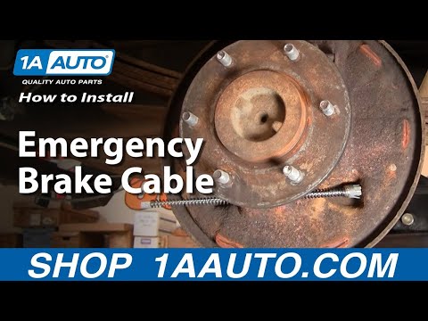 how to repair emergency brake cable