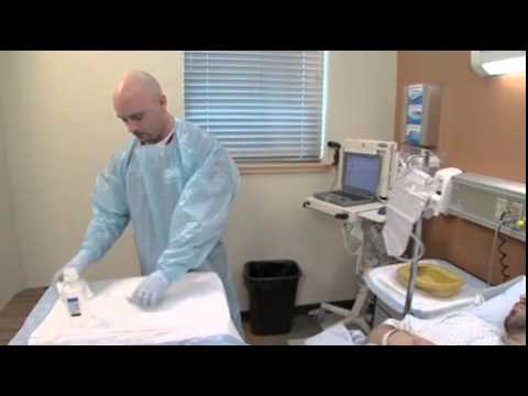 Male patient enema