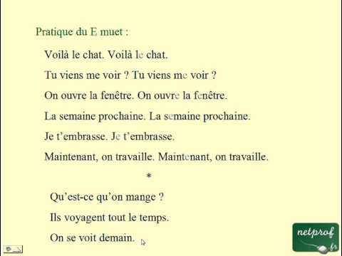Français pour étrangers : Prononciation 1 Français pour étrangers : Prononciation 1