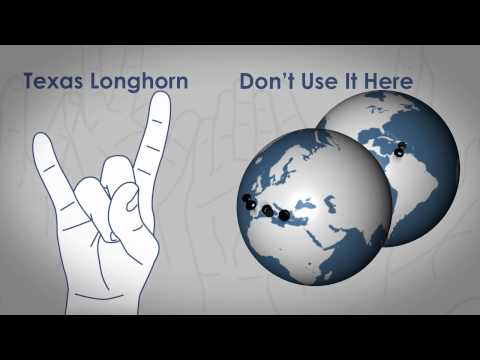 Cultures - View the infographic at Pimsleur Approach: http://bit.ly/uNZOw8 - Many American hand gestures are innocent in the US, but those same hand gestures in differe...
