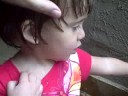 Sara playing in the rain III
