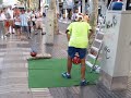 Un artista di strada a Barcellona Un artista di strada a Barcellona