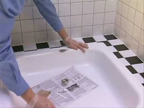 how to remove scratches from enamel sink