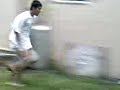 Kid Jumps and falls