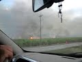 Honduras-Sugar Cane Fields burning