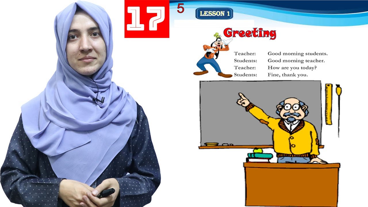 Class 4 - English _ Lesson 17 _ Greeting / انگلیسی څلورم ټولګی - لوست 17