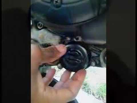 how to change oil vespa lx 150