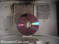 CD / DVD in Mikrowelle