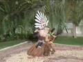 Djarragun student from Saibai Island performs in Abu Dhabi
