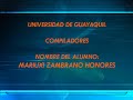 Análisis de un lenguaje de programación