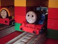 Thomas the Tank Engine and Duplo Block Shed