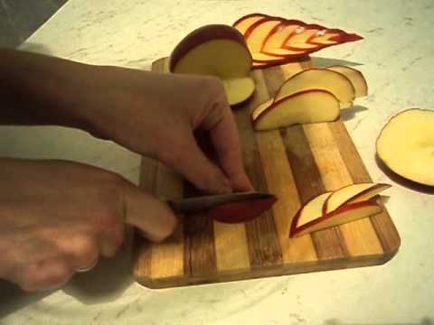 Украшение для стола из яблока