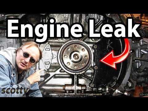 how to fix oil leak from engine