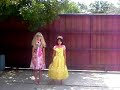 Annie Sydelle and Lauren copy cating the capri sun respect the pouch commercial!! (the dog in the backround is Laurens dog)
