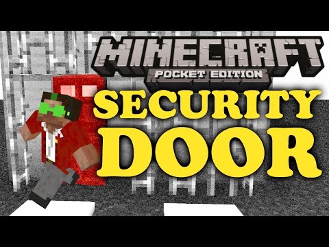how to make a security camera in minecraft pe