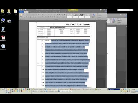 Spot Radio Production - Production Order - Shawn Denevan