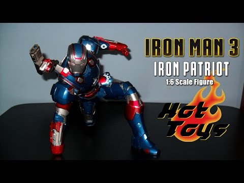 toys - Here's my review for the Hot Toys Movie Masterpiece 195 DIE CAST Iron Patriot as seen in Iron Man 3! Finally I review something new! Sideshow has not only this guy in stock, but they also...